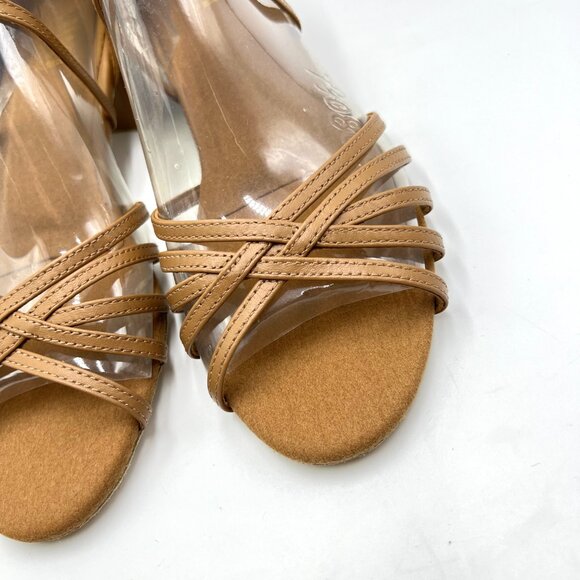 Bloch‎ Womens Size 9.5 S0806L Annabella Caramel Tan Latin Dance Shoes Heels - Picture 5 of 13